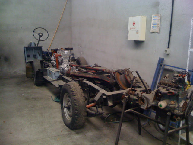 camión Interior Nave